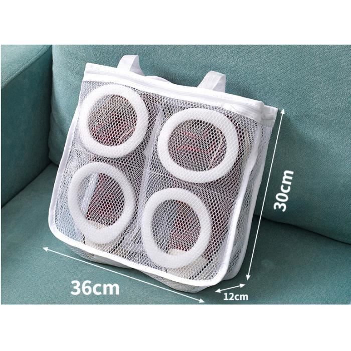 Sac de douche : sac fourre-tout de douche portable en maille avec 8