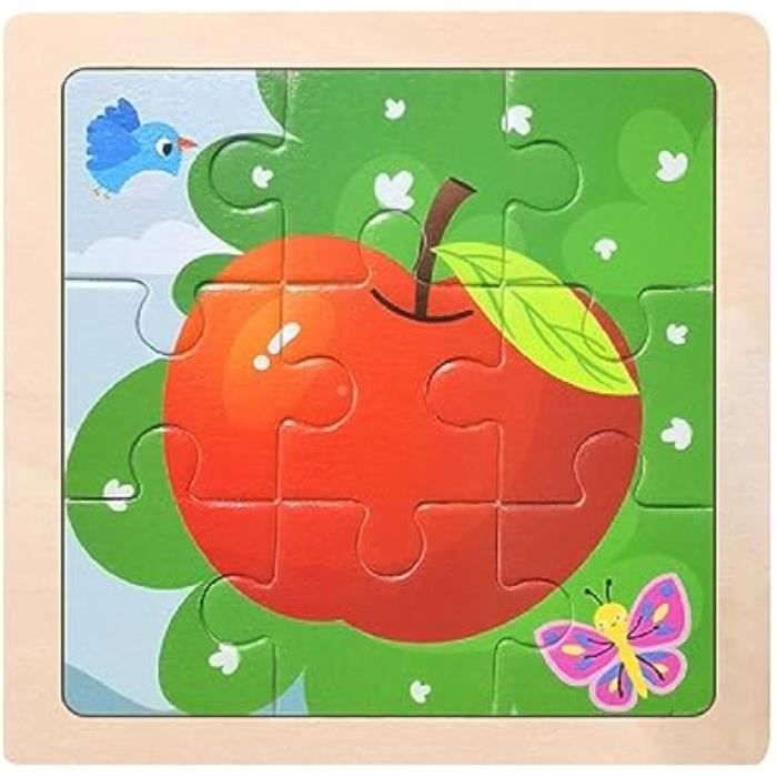 Puzzle Enfant 2 3 4ans, Puzzle en Bois pour Enfants, Jouet Puzzle en Carton  Éducatif Parfait, Jeux Bebe - Puzzles en Bois - Cdiscount Jeux - Jouets