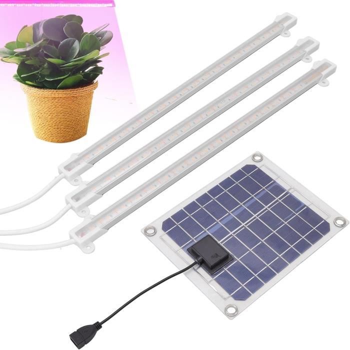 Lampe De Culture Solaire 20W - Bande LED Spectre Complet - Pour Plantes Intérieur/Balcon/Serre