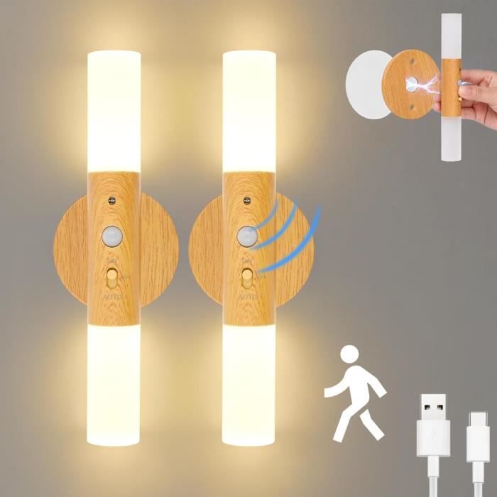 Applique Murale LED Rechargeable - Sans Fil, Télécommande, 3 Températures De Couleur Réglables (ambiance Lumineuse) - 12
