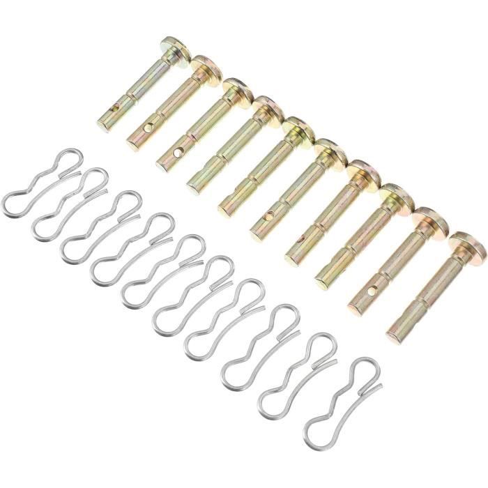 BOULON TETE FRAISE 1 ERGOT 10X30 8.8 BRUT 051805 NAUD BOITE DE 25