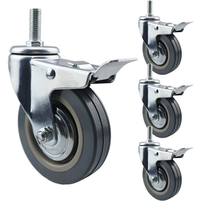 Roulettes De Nivellement M8 Hauteur Réglable 40 Mm