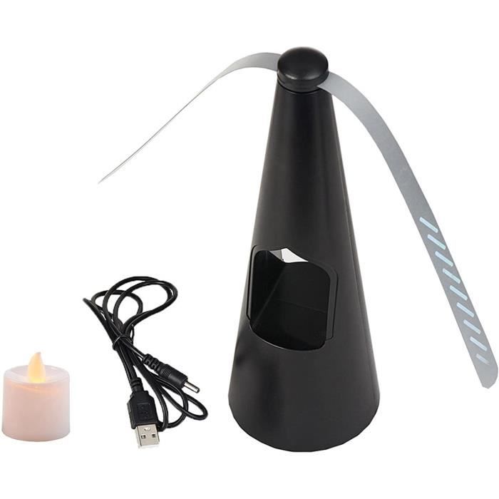Lot De 3 Ventilateurs Anti-mouches De Table Rechargeables USB - Silencieux, Pour Terrasses Et Restaurants - 4