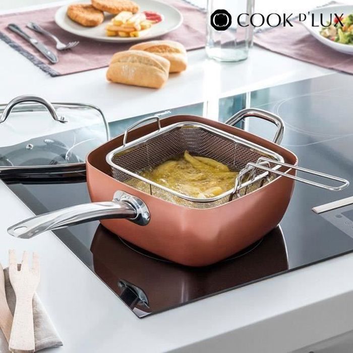 Pot En Céramique Avec Couvercle Axentia - 10 Litres - Marron - Multi-usage (cuisine, Rangement, Décoration)