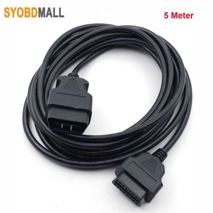 YACSEJAO Câble Extension OBD2 Moto 10 Broches Vers 16 Broches – 1,5 M Plug & Play