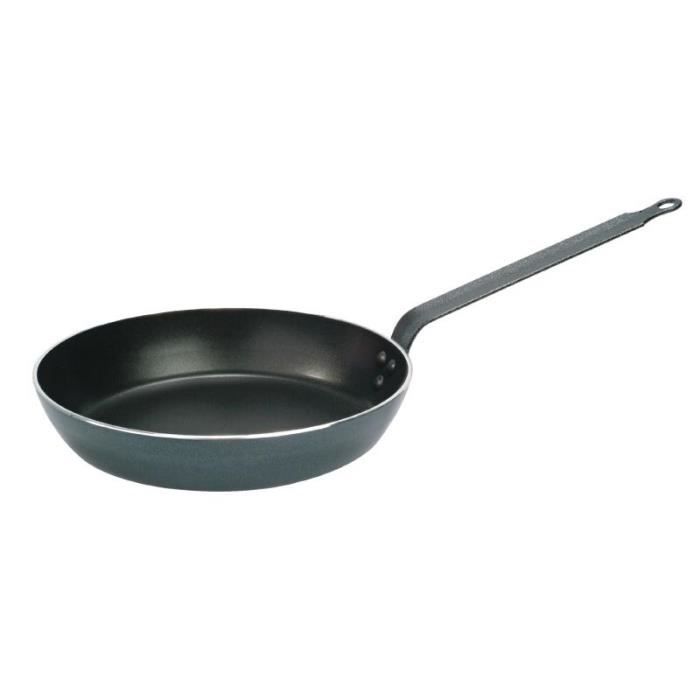 Poêle Anti-Adhésive - Bourgeat - 20 cm - Acier époxy - Poignée fixe - Tous feux sauf induction Poêle Anti-Adhésive - Bourgeat - 20 cm - Acier époxy - Poignée fixe - Tous feux sauf induction
