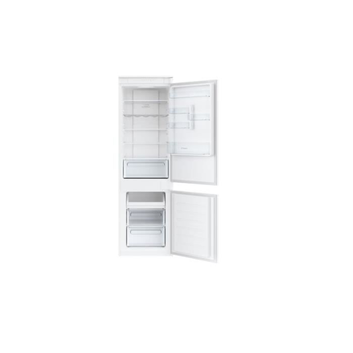 CANDY réfrigérateur combiné intégrable 2 portes 248 litres froid ventilé CBT3518EW - vue 10