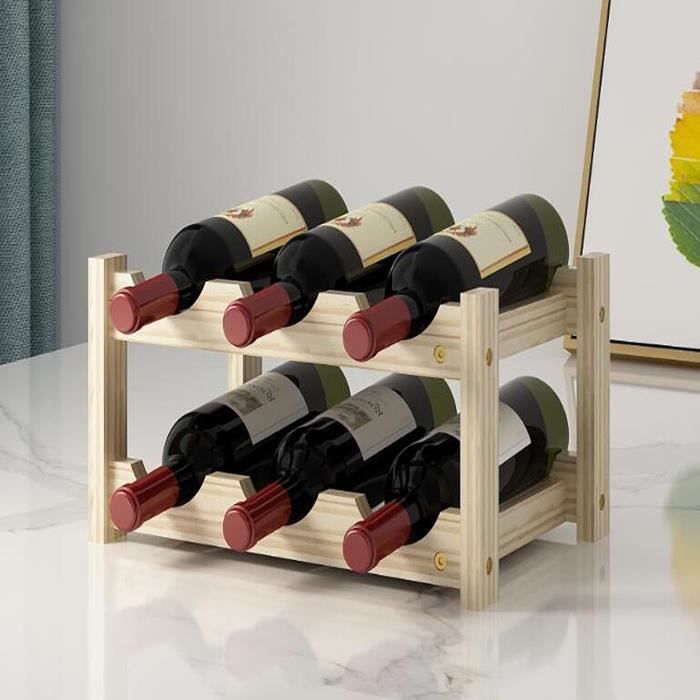 Casier À Vin Détaché - Rangement Vin Au Sol, Fabriqué En Bois Pin ...