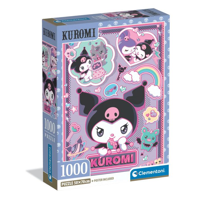 Puzzle 1000 pièces : Kuromi Clementoni Puzzles - vue 4