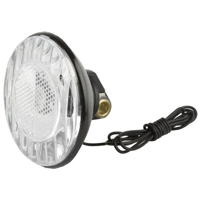 cyclingcolors feu Avant vélo Phare Dynamo à Ampoule 6V 2,4W éclairage avec Fil électrique connecteur catadioptre