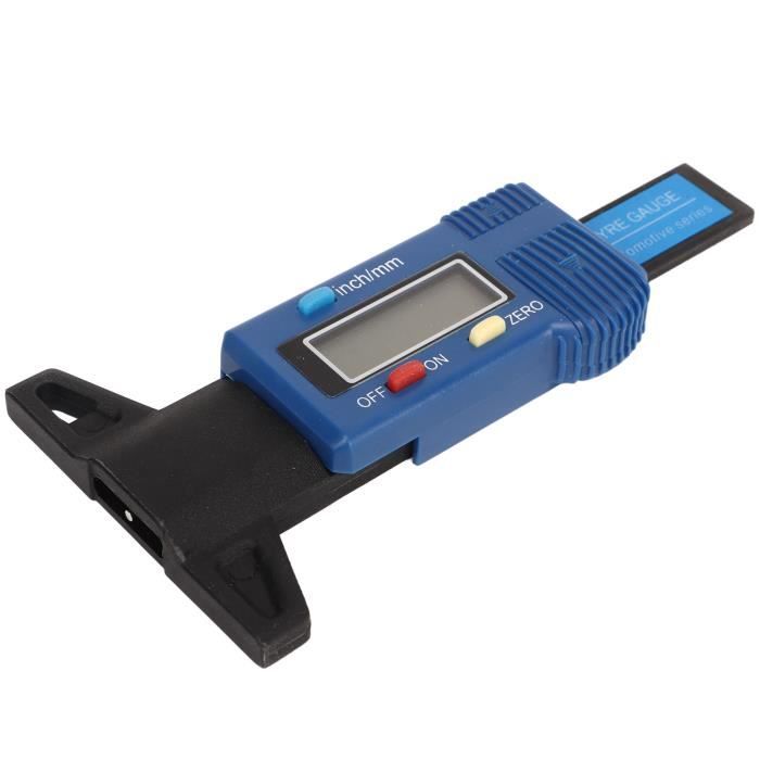 YINETTECH Lot de 8 jauge de profondeur de pneu de 0 à 20 mm - Portable - Avec porte-clés - Pour voiture, moto, camion, caravane, remorque - Outil de mesure en plastique