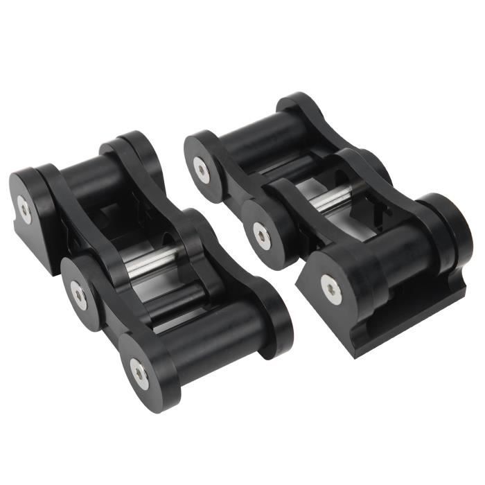 Kit De Verrous De Capot Pour Jeep Wrangler TJ (1997-2006) - 2 Pièces En Acier Inox, Finition Noire - Installation Facile