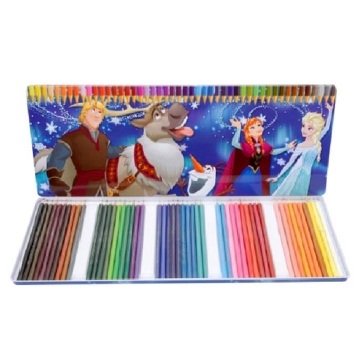 Crayons de Couleur Frozen, Assortiment 12 couleurs, Feutres de Couleurs  pour les Enfants Fête D'école, Fête D'anniversaire, un Cadeau de Noël :  : Fournitures de bureau