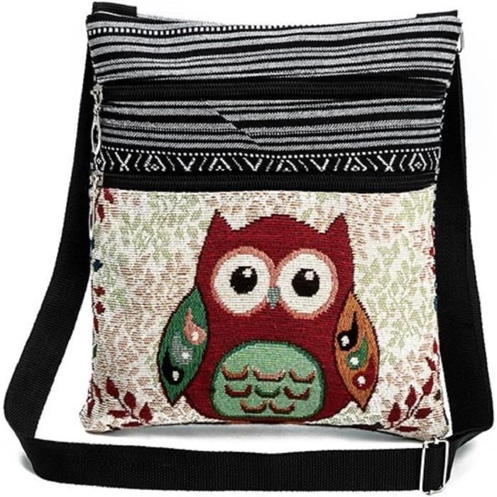 Sac à Bandoulière Hibou – Organisateur Pour Femme, Style Décontracté (Occasion)