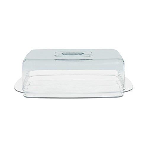 Excelsa ``Arc-en-Ciel Blanc - Cloche à Fromage 30 x 17 x 10 cm - 44420