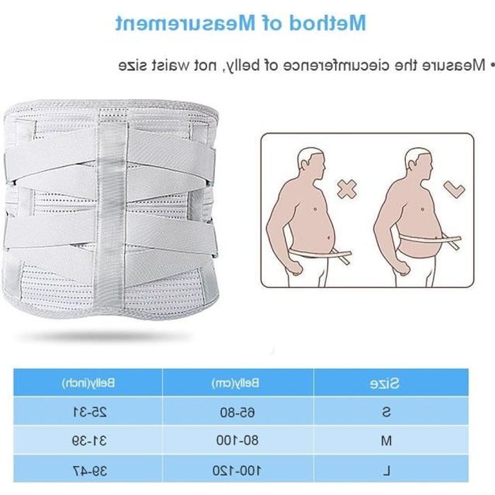 Planche De Soutien Lombaire Réglable 3 Niveaux - Avec Aimants Massants - Antidérapant - Pour Bureau, Fitness, Récupération Musculaire