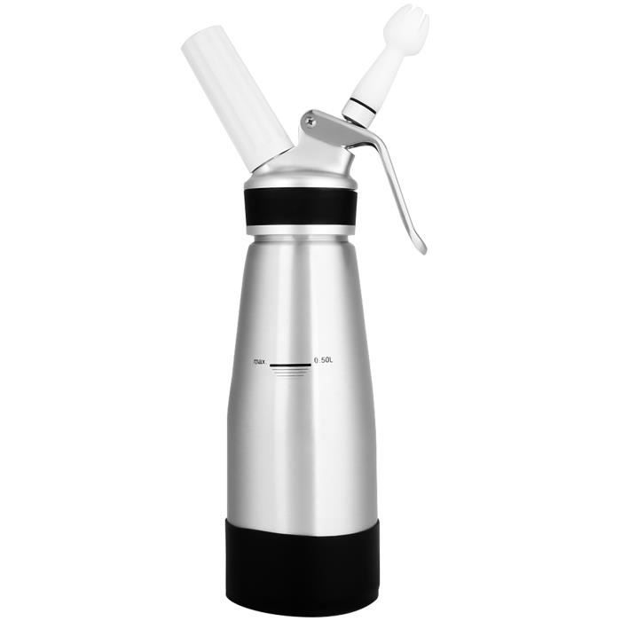 Siphon pour la crème 1l en aluminium blanc - Gamm vert