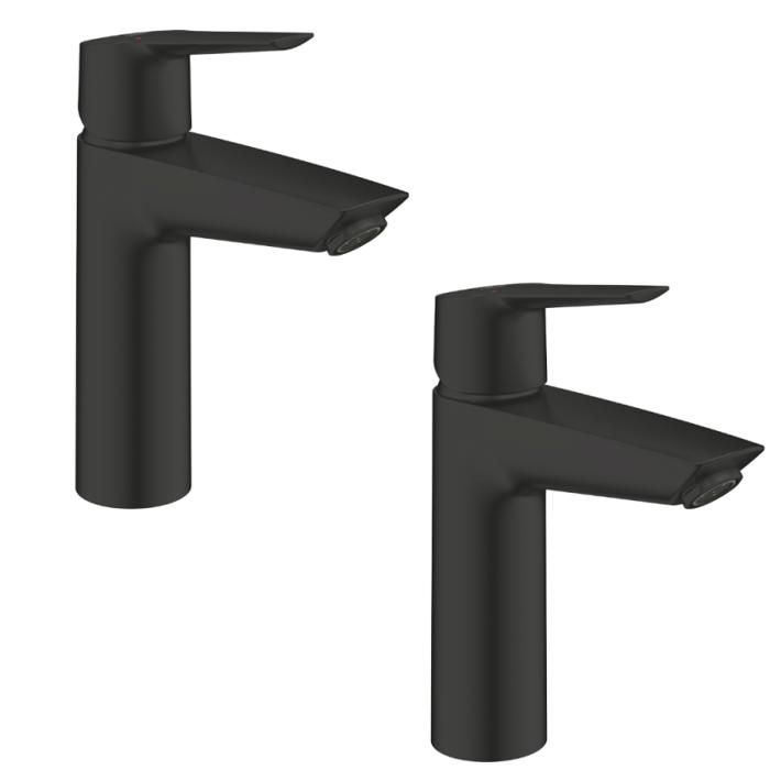 Lot de 2 mitigeurs lavabo GROHE Start ouverture eau froide