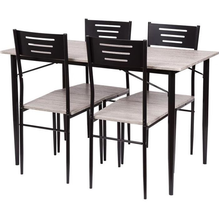 TecTake Ensemble table et 2 chaises enfants meubles en bois sans accoudoirs pin blanc 