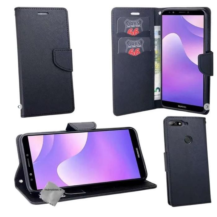 Étui Portefeuille Pour Huawei Honor 7C - Simili Cuir Marron - Neuf Avec Fermeture