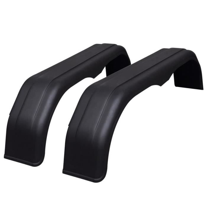 Kit Garde-Boue Avant/Arrière Caoutchouc & Aluminium – Pour TRAXXAS 1/18 TRX-4M RC Crawler – Set De 4, Noir, Look Réaliste