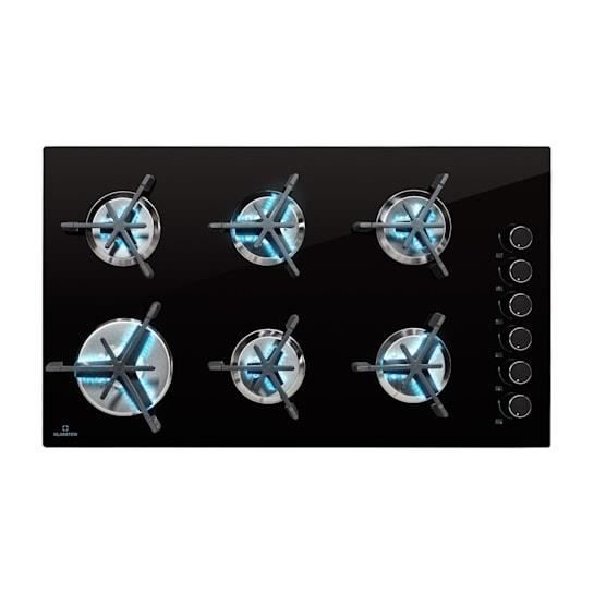 Plaque de cuisson à gaz Klarstein Trifecta 6 6 feux brûleur rapide