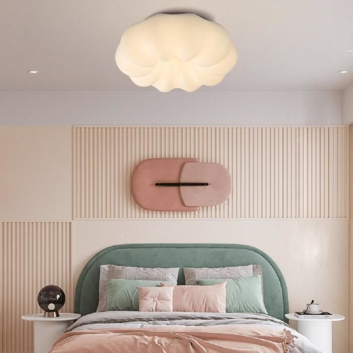Plafonnier LED Avec Télécommande Intelligente Et Gradation En Continu Eclairage D Nik Luminaire Decoratif De Plafond Ideal Pour Un Salon