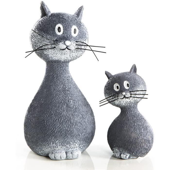 Figurine De Chat En Résine Avec Cape – Sculpture Mystérieuse Style Gothique, 6,3 X 8,2 Cm, Décoration Bureau