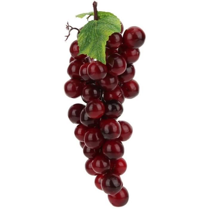 Pamtns 7 Pièces Décorations De Raisin Artificiels Réalistes