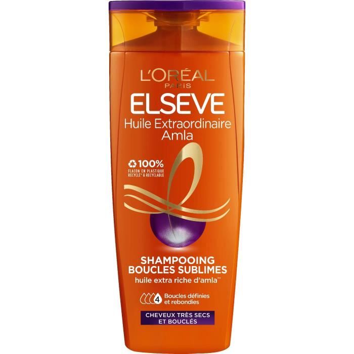 L Oreal Paris Elseve Huile Extraordinaire Amla Shampoing Boucles Sublimes 250ml Cdiscount Au Quotidien