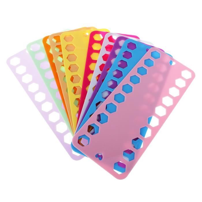 GORGECRAFT 5 Organisateurs Fil à Broder 37 Positions - Plaques Rangement Couture Plastique Multicolores