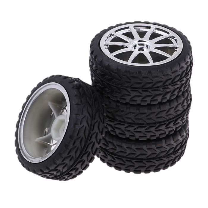 Pneus Avec Roues RC, Moyeu Hexagonal 17mm, Pour Voitures 1/8, Compatible HSP, HPI, Redcat, Traxxas