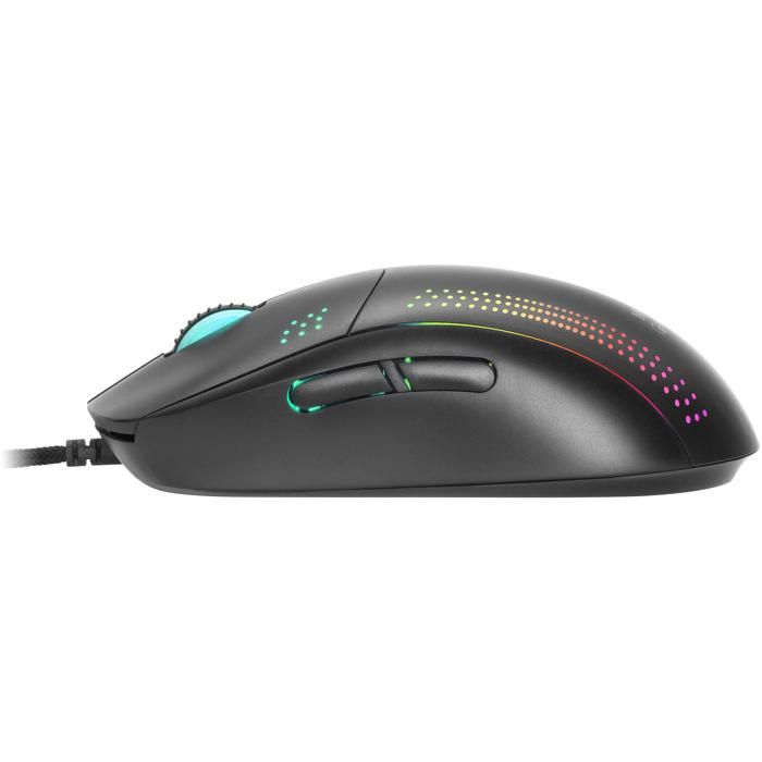 Mars Gaming MMPRO Noir – Souris Ambidextre Ultra-Légère – RGB Chroma – Optique 32K DPI