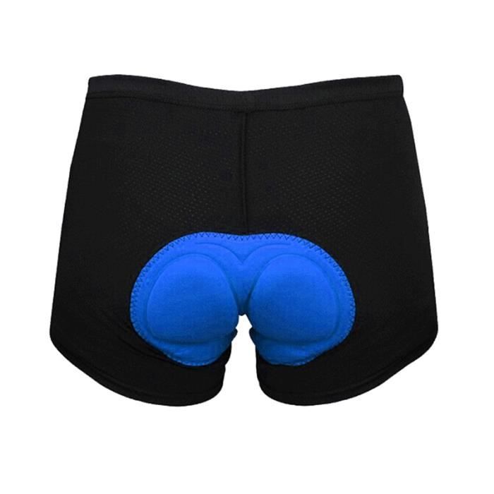 Cuissard de Cyclisme Homme - Respirant et Gel Rembourré - Bleu silicone - Vélo loisir