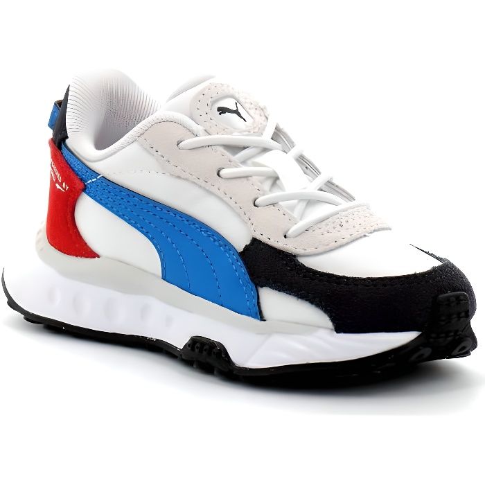 Puma baskets wild rider rollin b b Blanc Blanc Cdiscount