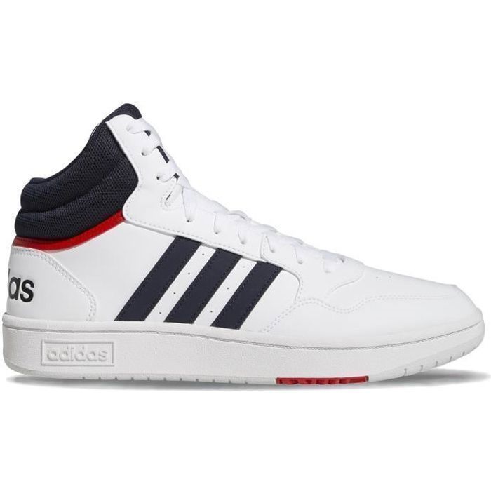 Chaussures de basket - Adidas - Hoops 3.0 Mid GY5543 - Blanc - Homme - Multisport