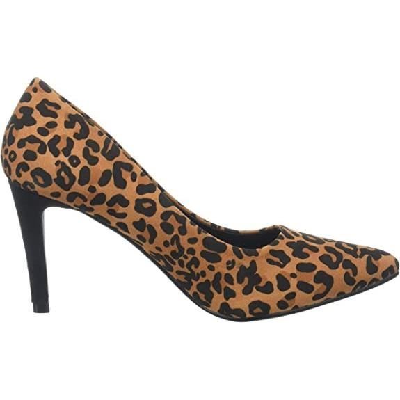 kaporal - escarpins - léopard - marron - 39 - chaussures