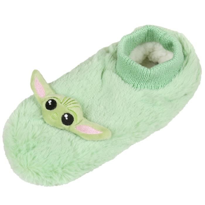 Chaussons chaussons femme Star Wars Baby Yoda Green OKEO TEX