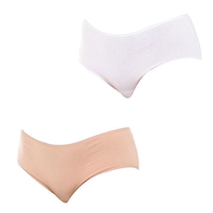 Pack-2 Culottes Coton tissu respirant D05DX femme design