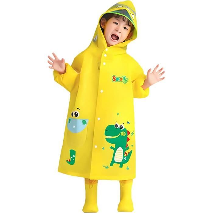Impermeables pour Enfants Garcons Filles Poncho de Pluie Leger