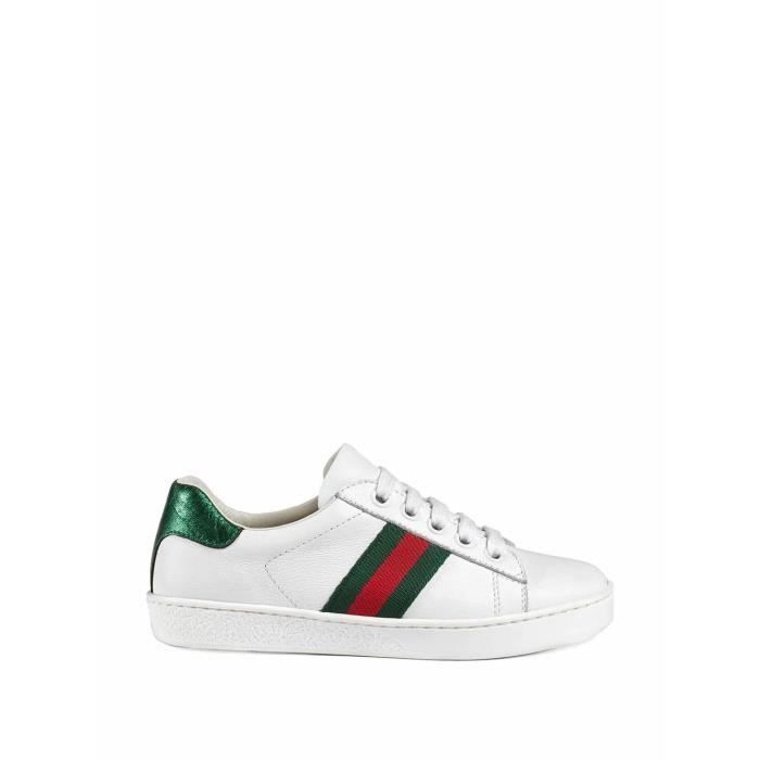 Baskets gucci blanche cheap