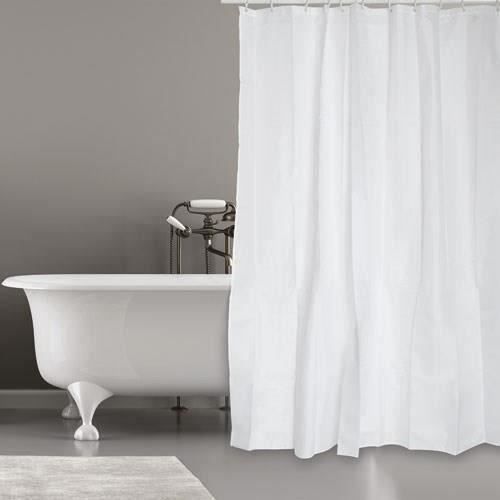 Rideau de douche - Blanc - Polyester - 180 x 200 cm - MSV