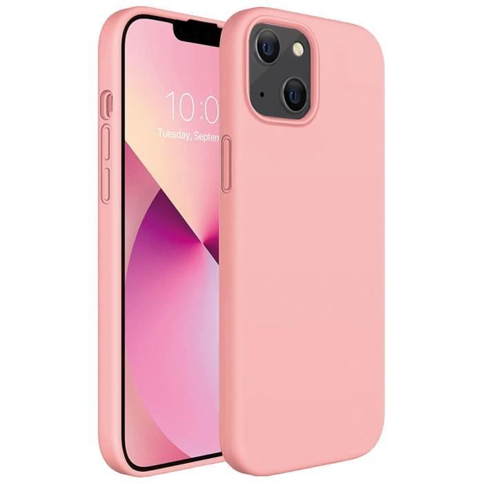 Coque silicone iPhone 15 Plus (violet