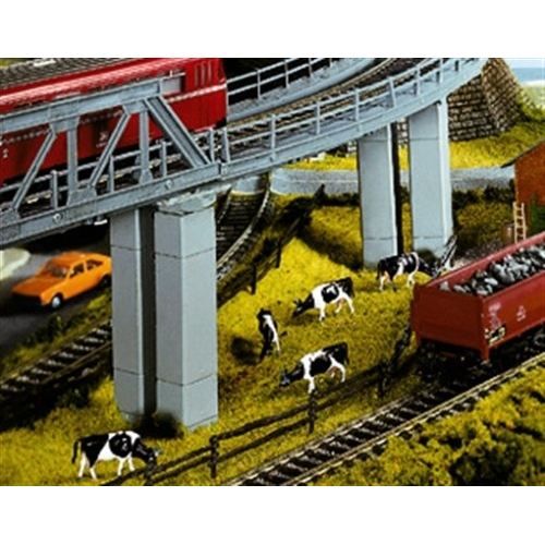 Ponts Et Viaducs Pour Modélisme Ferroviaire - 21350 Bâtiment Pont À Assembler 18 X 65 24