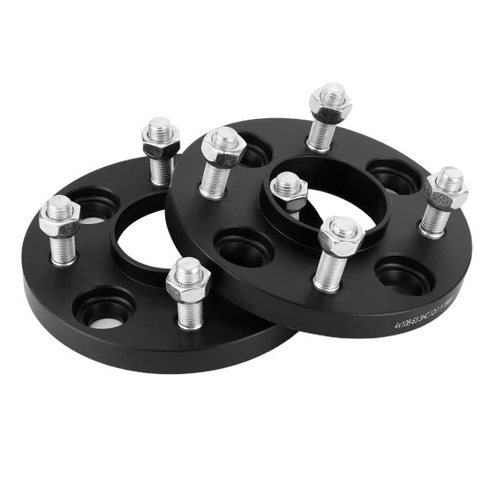 A ABSOPRO Entretoise Haut-Parleur Voiture 5 Pouces 12 Mm – Anneau Adaptateur 120-160 Mm (Lot De 2)