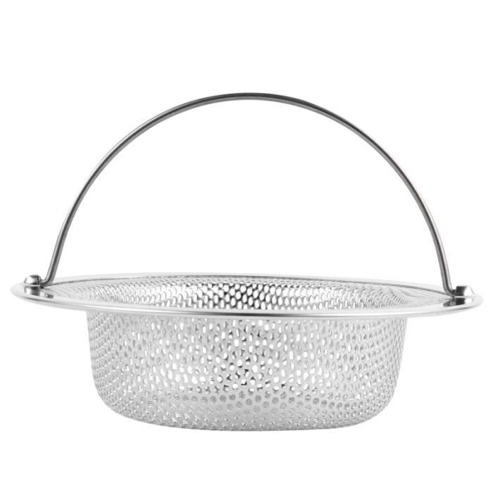 2 Paniers Évier Cygne Acier Inox - Filtre Débris, Multifonction Cuisine - Design Élégant