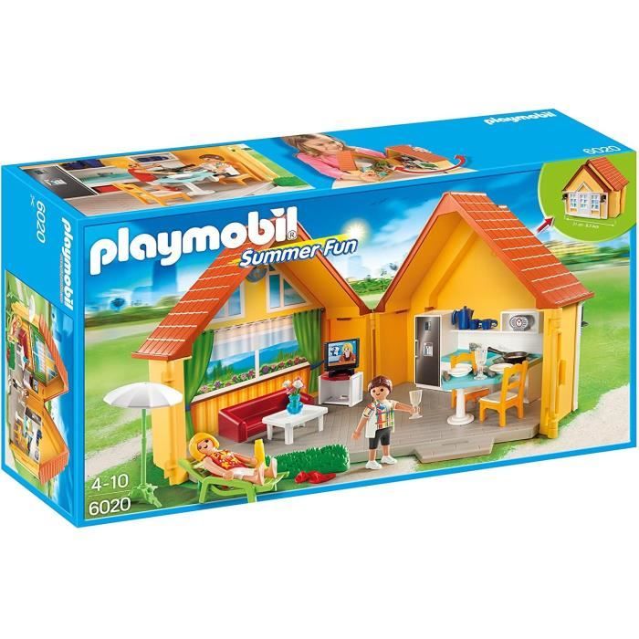 PLAYMOBIL - Maison de vacances 6020 - Summer Fun - Enfant - 4 ans