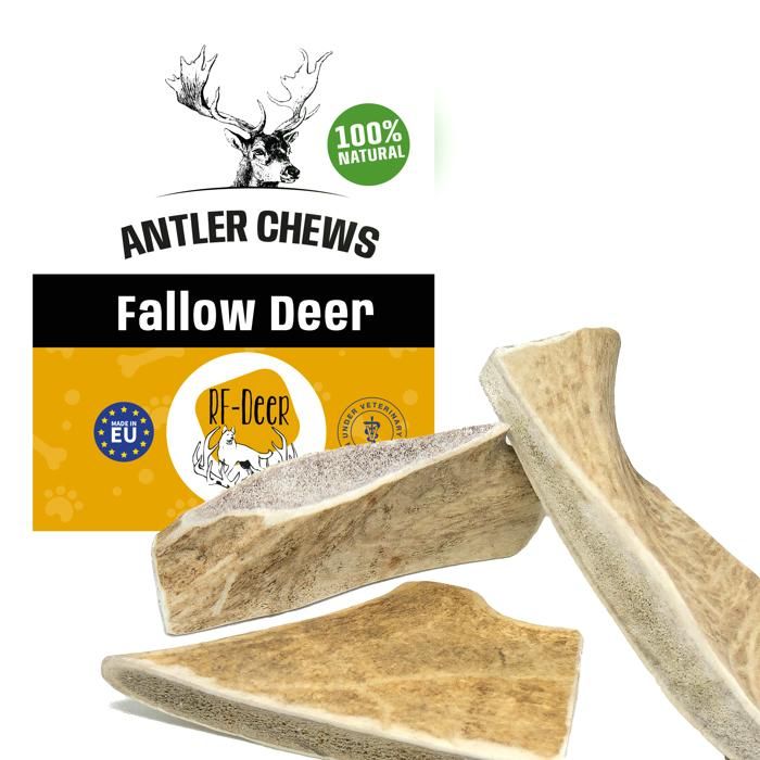 Comparer les prix de RF - DEER Bois de Daim XL, 81-120g, 18-21 cm, Soft, 100% Naturel Bâtonnets Jouets à mâcher pour Chiots et Chien