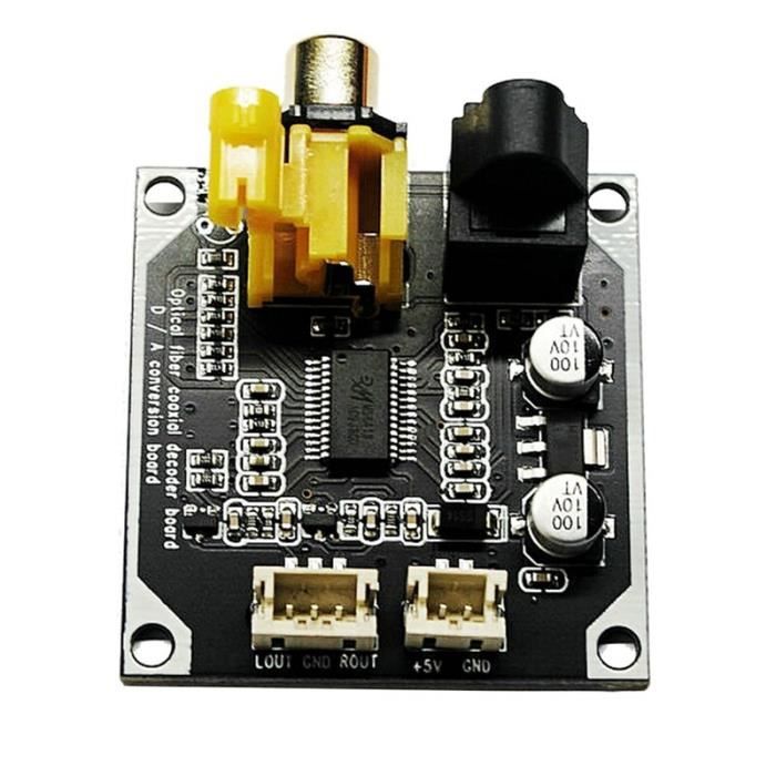 Module d'interface Numérique DAC Carte CS8416 CS4344 Fibre optique 24 Module d'interface Numérique DAC Carte CS8416 CS4344 Fibre optique 24