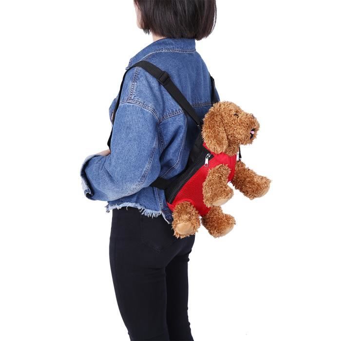 Meilleurs prix pour Sac de transport pour chien de compagnie respirant et avec harnais de sécurité et poche latérale